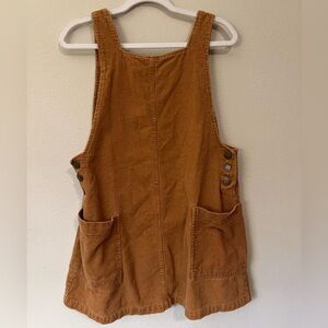 Urban Outfitters BDG Easy Light Brown Corduroy Pinafore Dress